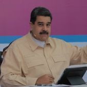 Nicolás Maduro hablando durante un acto de gobierno