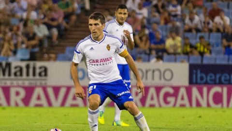 El capit&aacute;n del Real Zaragoza, Alberto Zapater.
