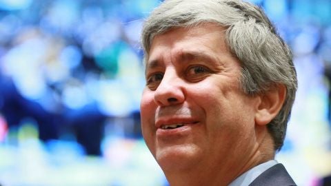 El portugu&eacute;s Mario Centeno, presidente del Eurogrupo