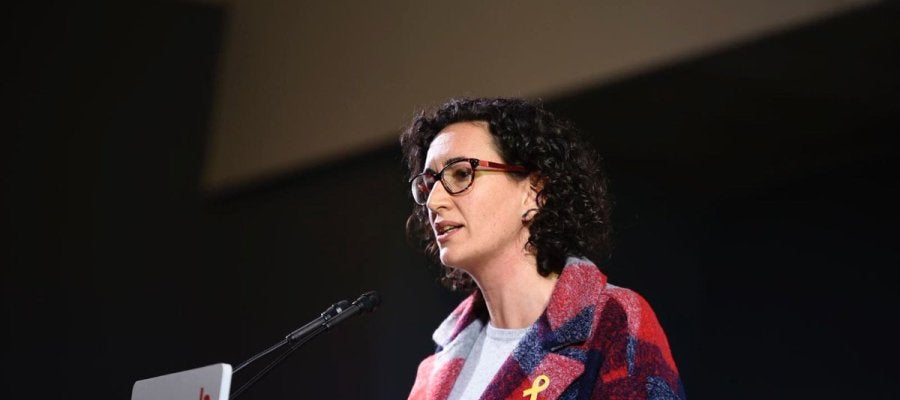 Marta Rovira en un mitin Marta Rovira en un mitin