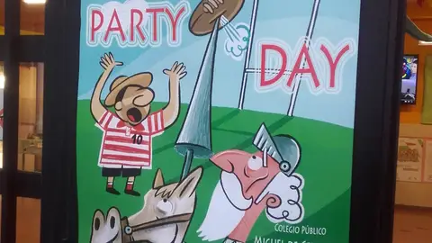 "Be Active Party Day" en el CP Miguel de Cervantes (Gijón) Tras recibir un premión de la Unión Europea