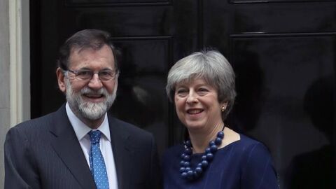 Mariano Rajoy y Theresa May