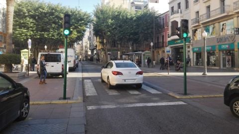 Pla&ccedil;a de Baix y calle Corredora de Elche