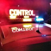 Vehículo de los Mossos en un control