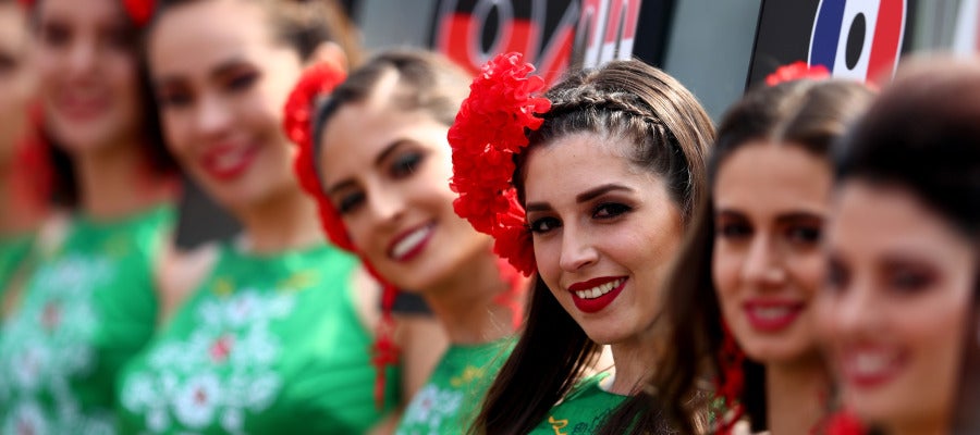 Azafatas en el GP de México de F1 Azafatas en el GP de México de F1