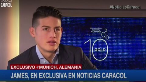 James, en su entrevista a Noticias Caracol
