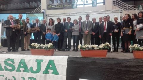Premiados en la comidad de hermandad de Asaja C.Real