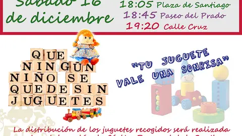 Operación caridad Ningún niño sin juguete