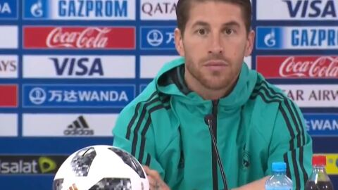 Sergio Ramos, en rueda de prensa