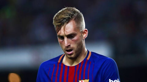 Gerard Deulofeu, en un partido del Barcelona