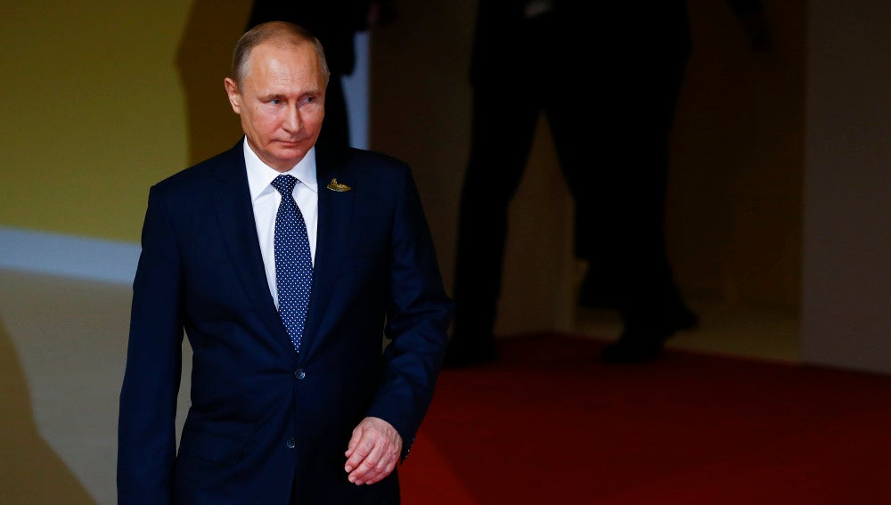 El presidente ruso, Vladimir Putin, durante el primer día de la cumbre económica del G20