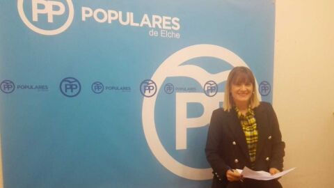 Erica S&aacute;nchez, concejala del PP de Elche