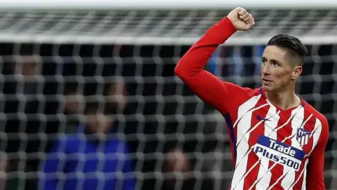 El jugador del Atlético, Fernando Torres El jugador del Atlético, Fernando Torres