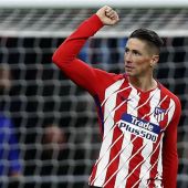 El jugador del Atlético, Fernando Torres
