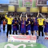 El Barcelona gana la Copa Asobal de Balonmano.