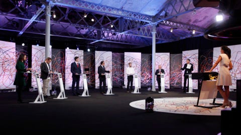 Debate entre los siete principales partidos de Catalu&ntilde;a moderado por Ana Pastor
