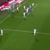 Imagen del gol que no entró del Troyes - Amiens Imagen del gol que no entró del Troyes - Amiens