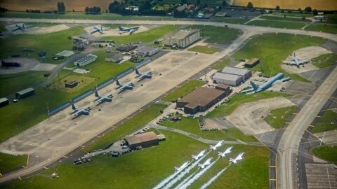 Base militar de EEUU en Suffolk (Reino Unido)