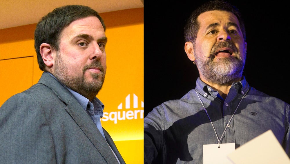Oriol Junqueras y Jordi Sánchez