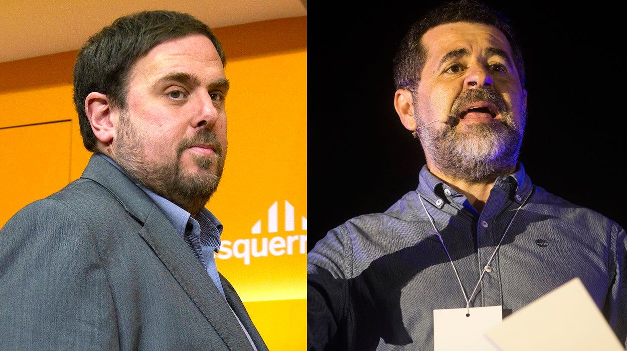 El Tribunal Supremo reafirma la prohibición a Junqueras y Sánchez de acudir al Parlament catalán El Tribunal Supremo reafirma la prohibición a Junqueras y Sánchez de acudir al Parlament catalán