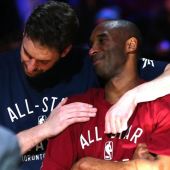 Pau Gasol y Kobe Bryant, en un 'All-Star' de la NBA
