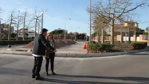 La inversión en las obras de esta rotonda tienen un presupuesto de 50.000 euros. MOVILIDAD