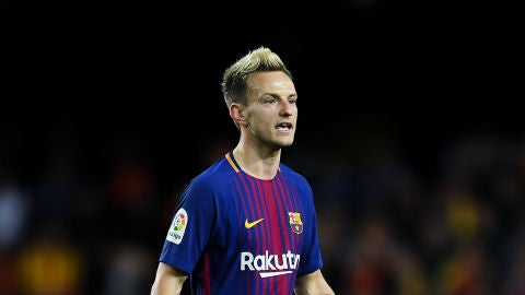 Rakitic, en un partido con el Barcelona