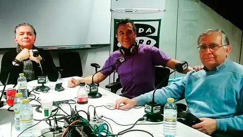 Ángel Rivera, Roberto Brasero y Juan Ramón Lucas Ángel Rivera, Roberto Brasero y Juan Ramón Lucas