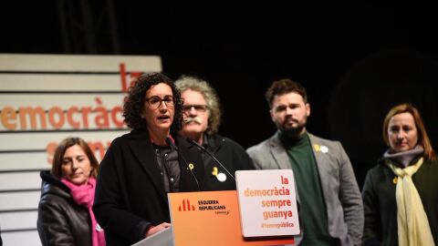 La candidata de ERC en las elecciones del 21D Marta Rovira