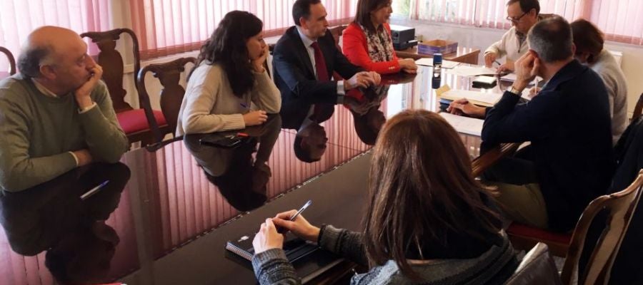 Reunión entre el Ayuntamiento y la UTE Maceteros Reunión entre el Ayuntamiento y la UTE Maceteros