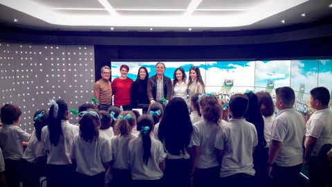 Los ni&ntilde;os del coro del Colegio Raimundo Lulio de Madrid