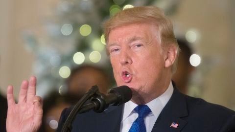El presidente de Estados Unidos, Donald Trump.