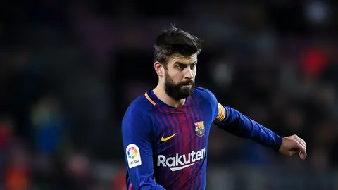 Gerard Piqué, en un partido con el Barcelona Gerard Piqué, en un partido con el Barcelona