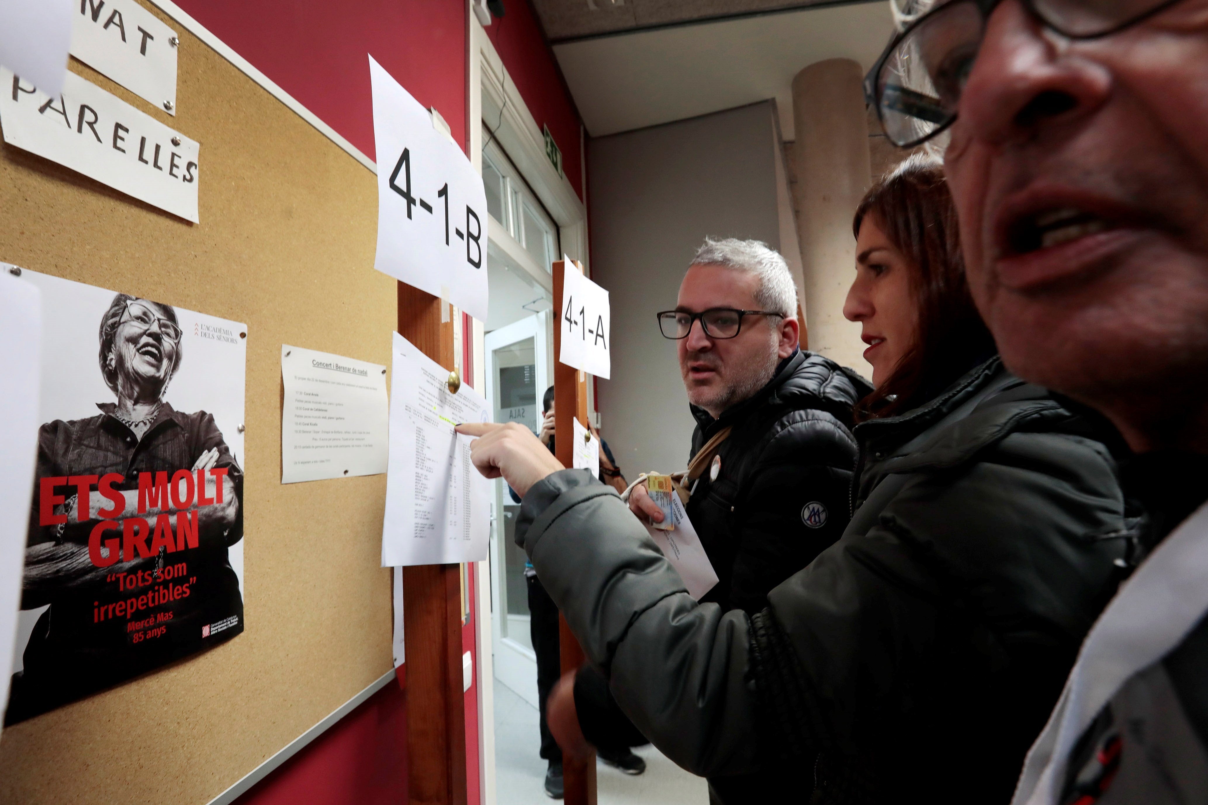 Las imágenes de la jornada electoral en Cataluña Las imágenes de la jornada electoral en Cataluña
