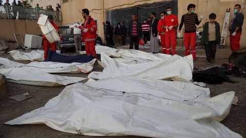 Varios cad&aacute;veres en Al Raqa