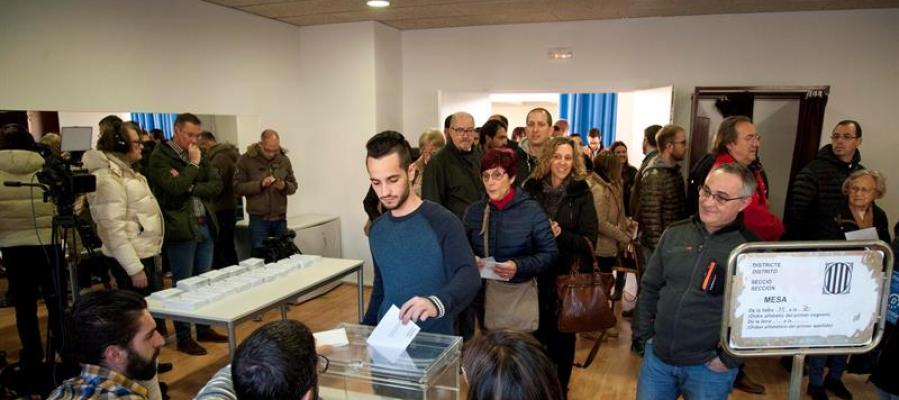 Votación en Cataluña Votación en Cataluña