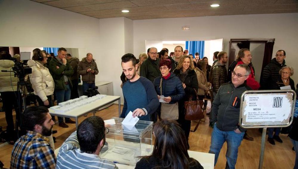 Votación en Cataluña