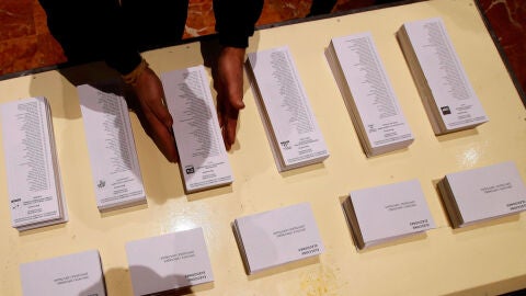 Papeletas electorales de en Catalu&ntilde;a
