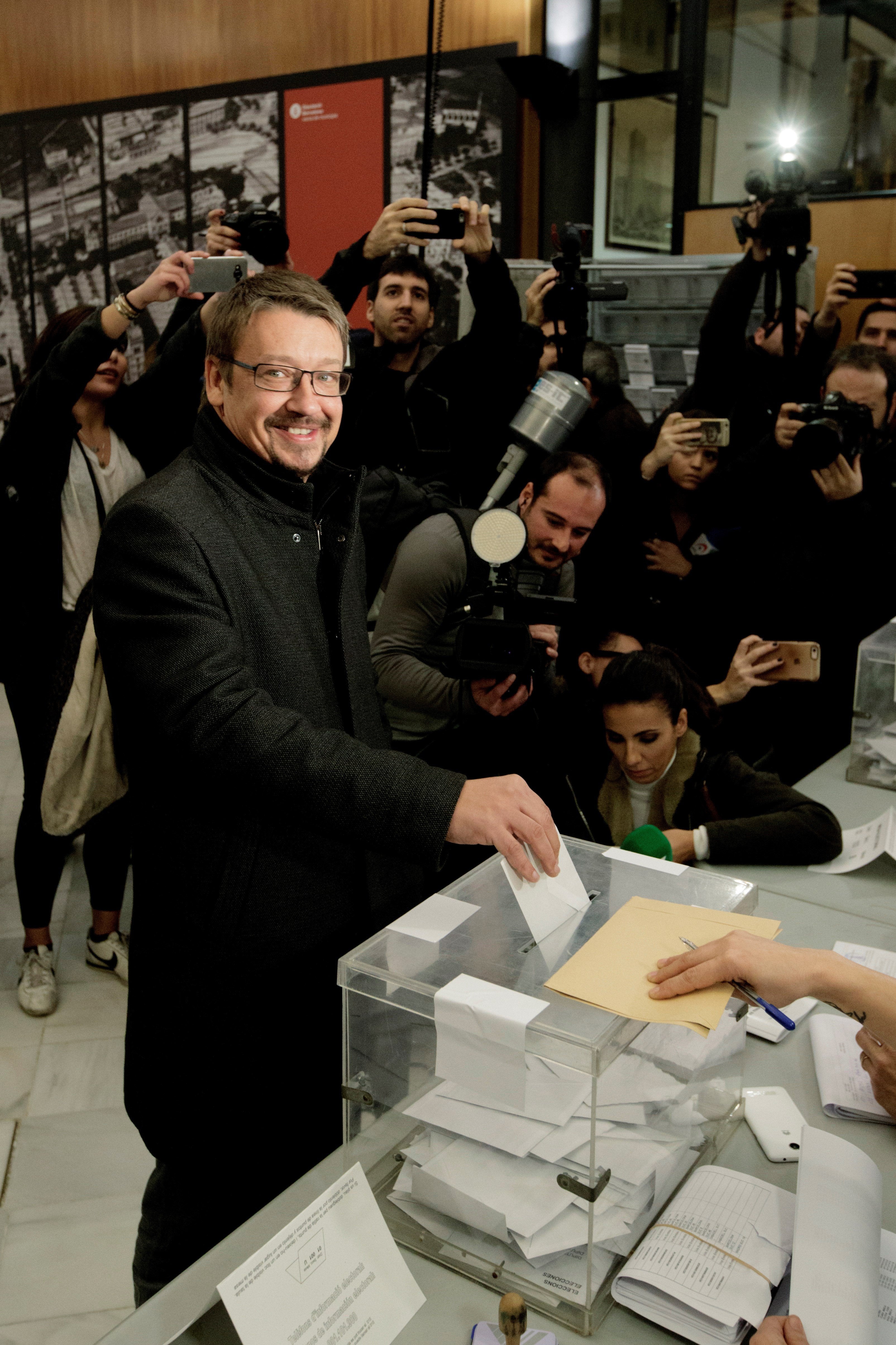 Xavier Domènech: "Son unas elecciones con origen ilegítimo pero con resultado que hay que acatar" Xavier Domènech: "Son unas elecciones con origen ilegítimo pero con resultado que hay que acatar"