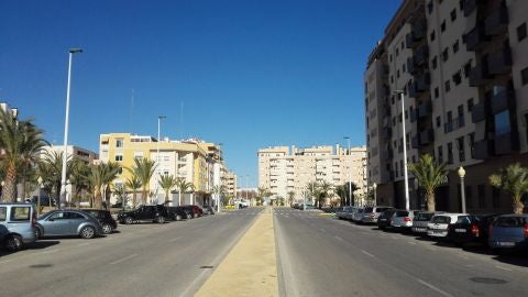 Calle del barrio de El Toscar de Elche