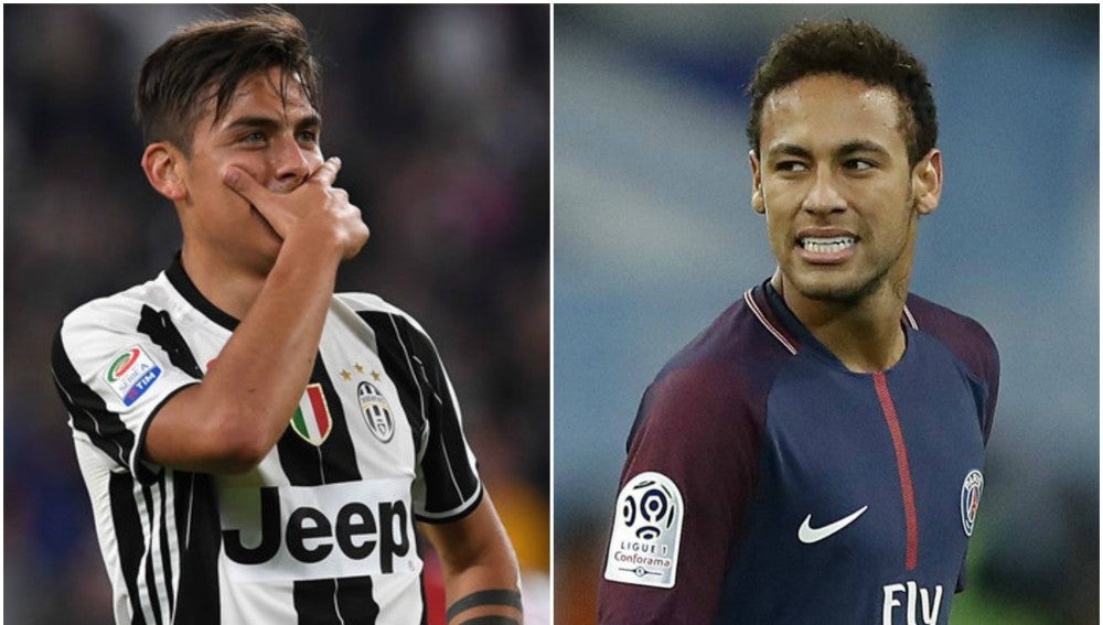 Dybala y Neymar podrían cambiar de equipo