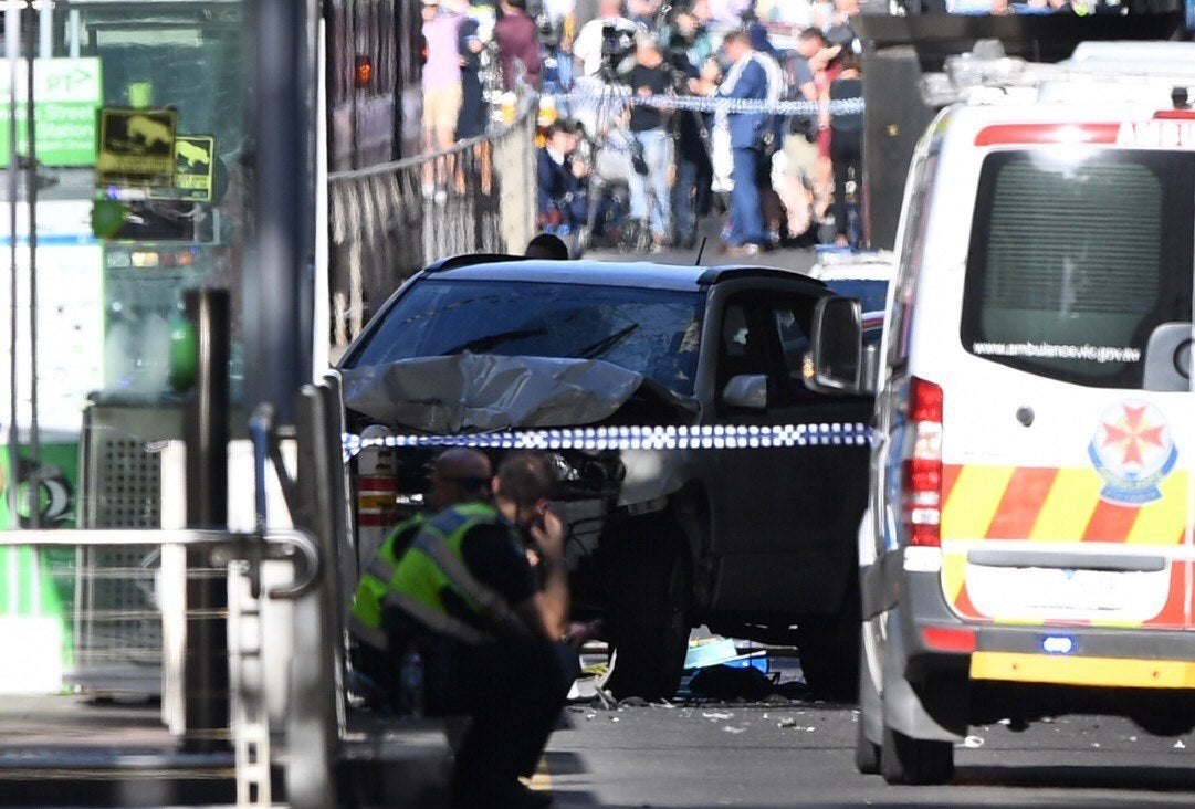 La Policía dice que "no hay evidencia" de que sea un acto terrorista el atropello de Melbourne La Policía dice que "no hay evidencia" de que sea un acto terrorista el atropello de Melbourne