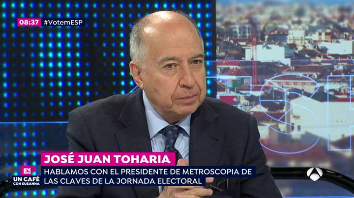 El presidente de Metroscopia: "El sistema electoral español está blindado, es uno de los mejores del mundo" El presidente de Metroscopia: "El sistema electoral español está blindado, es uno de los mejores del mundo"