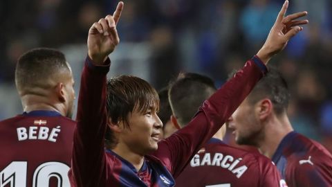 El jugador del Eibar, Inui.