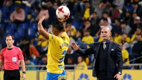 El entrenador de Las Palmas, Paco Jémez. El entrenador de Las Palmas, Paco Jémez.