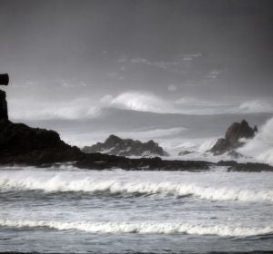 Imagen de un temporal marítimo Imagen de un temporal marítimo