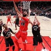 Mirotic, en el partido contra los Raptors Mirotic, en el partido contra los Raptors