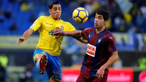 El jugador de La Unión Deportiva Las Palmas, David Simón. El jugador de La Unión Deportiva Las Palmas, David Simón.