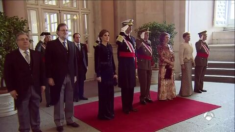 Felipe VI preside la Pascua Militar con la presencia del Rey Juan Carlos