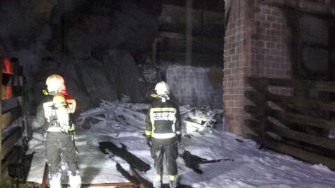 Incendio en el Parque de Cab&aacute;rceno